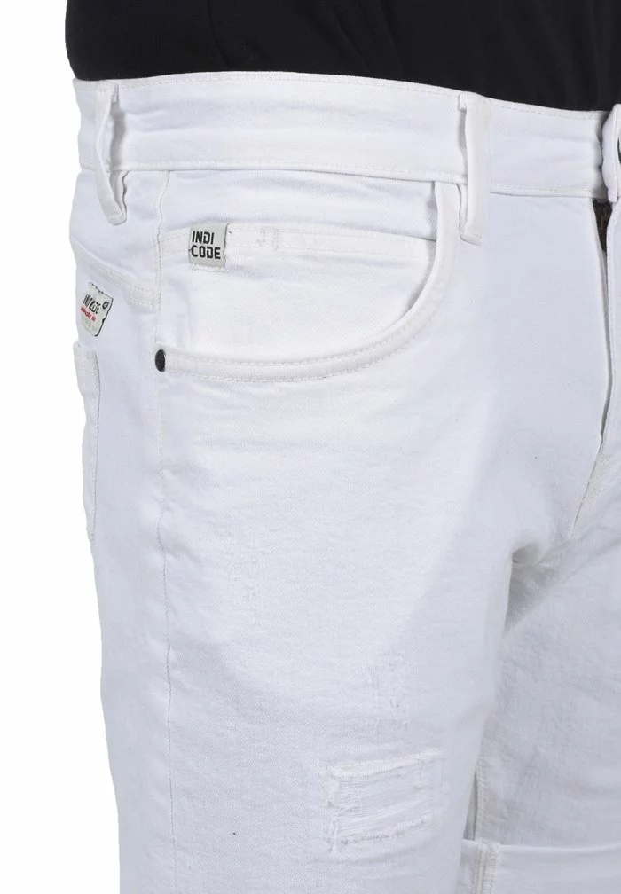 INDICODE JEANS IDHALLOW - Short En Jean - Off-white 5 INDICODE JEANS IDHALLOW - Short En Jean - Off-white – Image 5