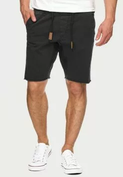 INDICODE JEANS CARVER - Short En Jean - Black