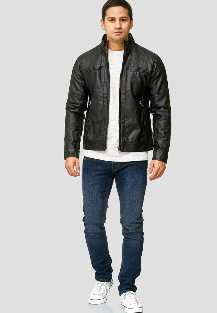 INDICODE JEANS BROOK - Veste En Similicuir - Black 2 INDICODE JEANS BROOK - Veste En Similicuir - Black – Image 2