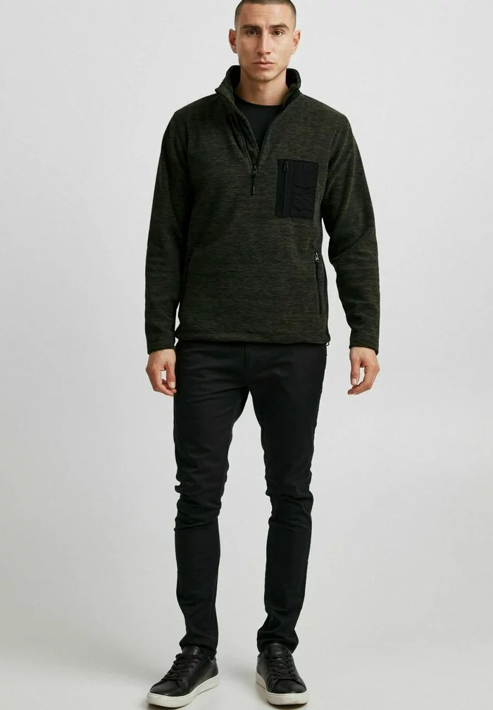 INDICODE JEANS IDWIMORT - Sweat Polaire - Army 2 INDICODE JEANS IDWIMORT - Sweat Polaire - Army – Image 2