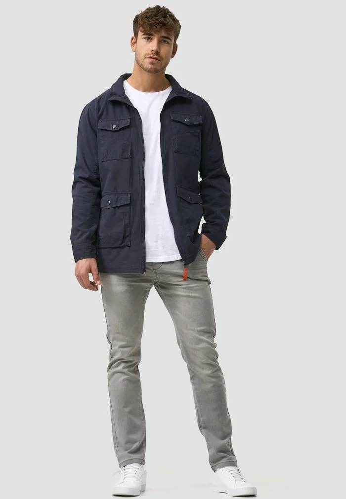 INDICODE JEANS SIMEON - Blouson - Navy 2 INDICODE JEANS SIMEON - Blouson - Navy – Image 2