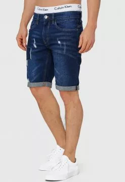 INDICODE JEANS ROBERTS - Short En Jean - Blue -INDICODE JEANS Boutique ae23e179081a4d8bac2064cbe78a2a36