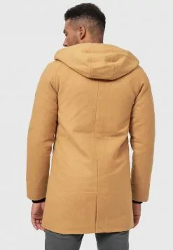 INDICODE JEANS MANTEL MARKS - Veste D'hiver - Lt Brown -INDICODE JEANS Boutique ae65fb367502483b8db0f47c1081c513