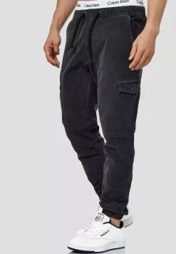 INDICODE JEANS Walker - Pantalon Cargo - Black