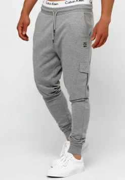 INDICODE JEANS BENDNER - Pantalon Cargo - Grey Mix