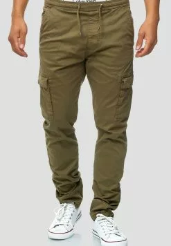 INDICODE JEANS BROADWICK - Pantalon Cargo - Army