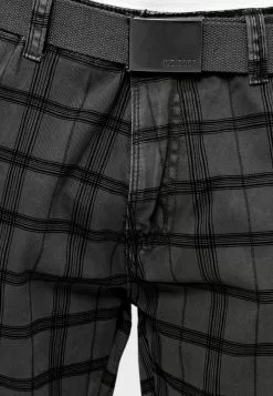 INDICODE JEANS BLIXT - Short - Raven Check -INDICODE JEANS Boutique aff1cb8a22c7460da1f7fcc97102233a