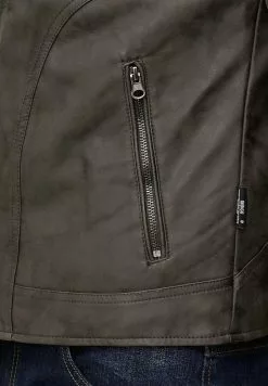 INDICODE JEANS MIGUEL - Veste En Similicuir - Dark Grey -INDICODE JEANS Boutique b00d0a25074e4aee88c5796722664fb3