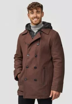 INDICODE JEANS Manteau Court - Brown -INDICODE JEANS Boutique b0baf268cef04d5aa40be6cc4fa3434f