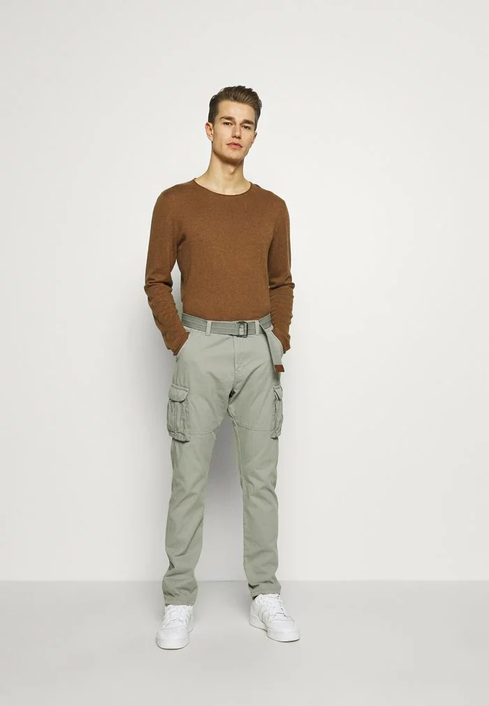 INDICODE JEANS WILLIAM - Pantalon Cargo - Light Grey 2 INDICODE JEANS WILLIAM - Pantalon Cargo - Light Grey – Image 2