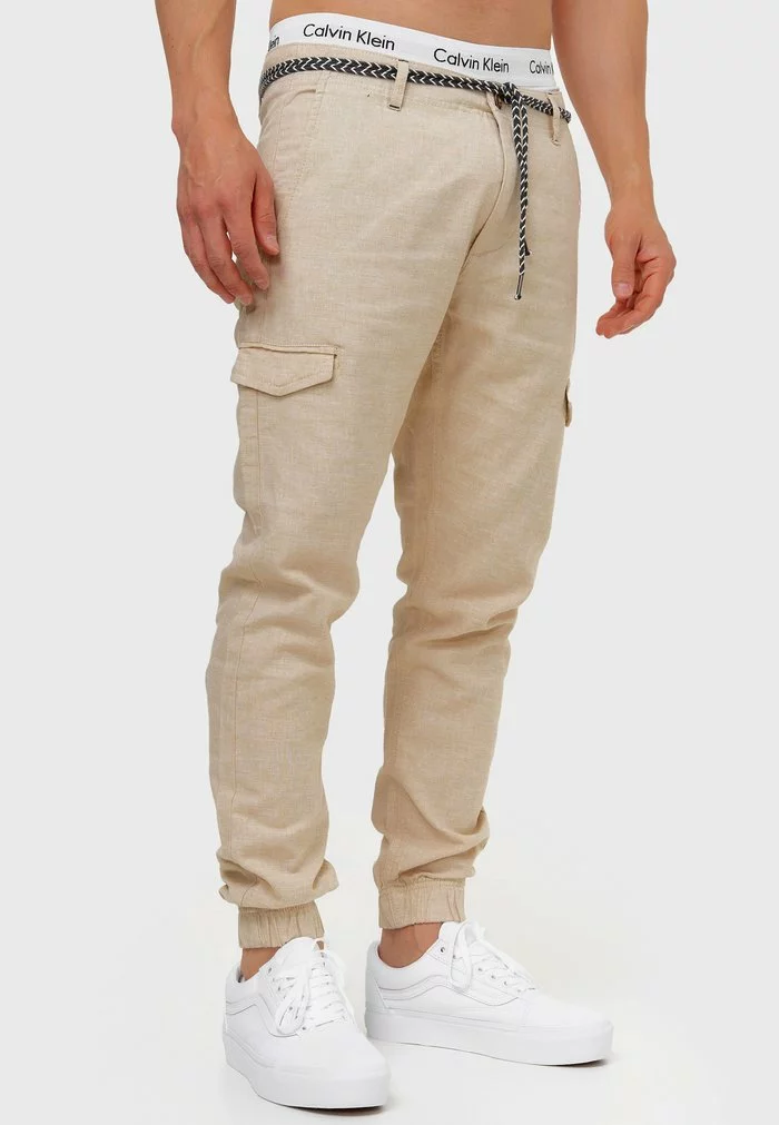 INDICODE JEANS BOOTH - Pantalon Cargo - Fog 4 INDICODE JEANS BOOTH - Pantalon Cargo - Fog – Image 4