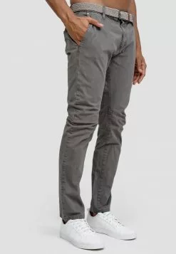 INDICODE JEANS Chino - Grey -INDICODE JEANS Boutique b16d2981113c48aca3c4b49606fb8678