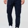 INDICODE JEANS Pantalon Cargo - Navy