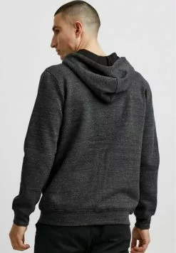 INDICODE JEANS IDARKELL - Sweat à Capuche Zippé - Black Mix -INDICODE JEANS Boutique b27e22a26b474422a668f6ad57781177