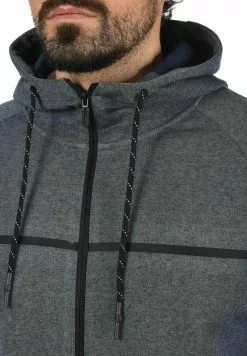 INDICODE JEANS IDNAGAGAMI - Sweat à Capuche Zippé - Navy Mix -INDICODE JEANS Boutique b2ce2592574e4837bf4616eca7bd1099