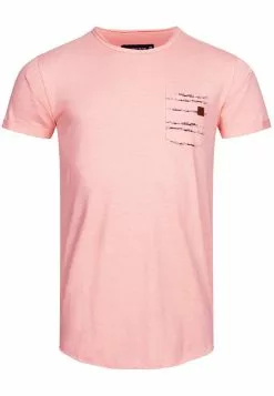 INDICODE JEANS MORAN - T-shirt Imprimé - Coral Cloud -INDICODE JEANS Boutique b2e3058f81c145f080bc0a7a0767f6a7