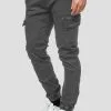 INDICODE JEANS AUGUST - Pantalon Cargo - Raven