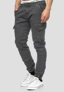INDICODE JEANS AUGUST - Pantalon Cargo - Raven