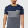 INDICODE JEANS PORTER - T-shirt Imprimé - Navy