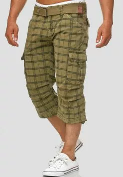 INDICODE JEANS MIT GÜRTEL NICOLAS - Short - Dired Herb -INDICODE JEANS Boutique b36c47a10d2c4764901dd0c5302c1827