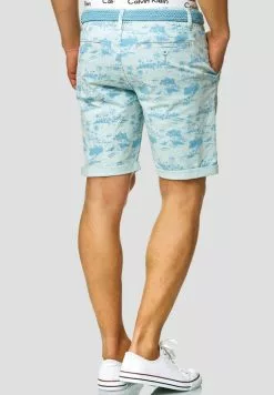 INDICODE JEANS LILESTONE - Short - Light Blue -INDICODE JEANS Boutique b375af91bac9451fa8452e1d62b72d00