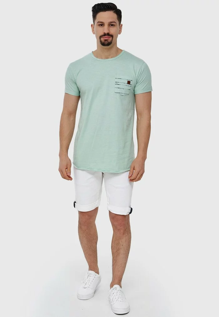 INDICODE JEANS MORAN - T-shirt Imprimé - Quiet Wave 2 INDICODE JEANS MORAN - T-shirt Imprimé - Quiet Wave – Image 2