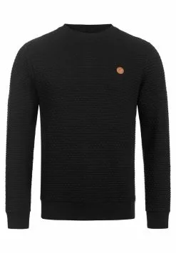 INDICODE JEANS DASH - Sweatshirt - Black -INDICODE JEANS Boutique b49c5ab0407d4ac6b752571e2e45c9f9