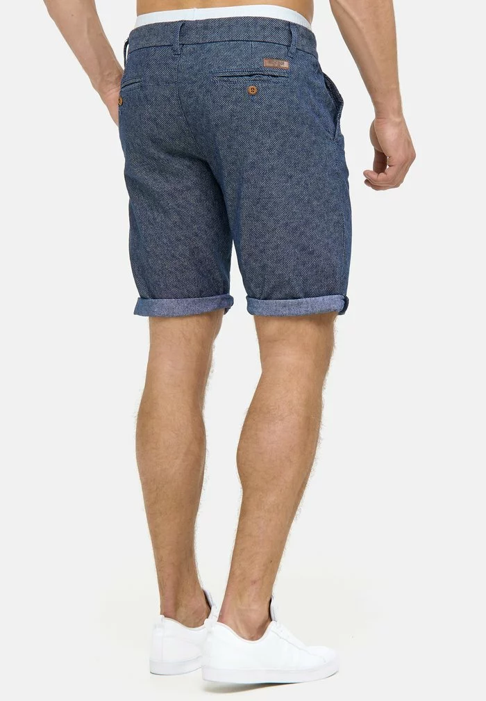 INDICODE JEANS CASUAL FIT - Short - Mottled Blue 3 INDICODE JEANS CASUAL FIT - Short - Mottled Blue – Image 3