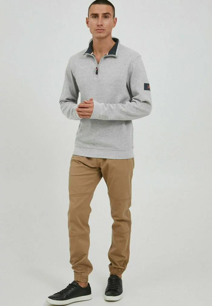 INDICODE JEANS IDARCELINO - Pullover - Light Grey Mix 2 INDICODE JEANS IDARCELINO - Pullover - Light Grey Mix – Image 2