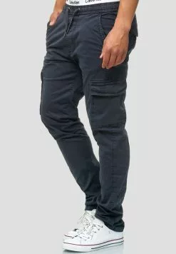 INDICODE JEANS BROADWICK - Pantalon Cargo - Navy -INDICODE JEANS Boutique b6398f7985aa422aa9fe60c1c2ee4bba
