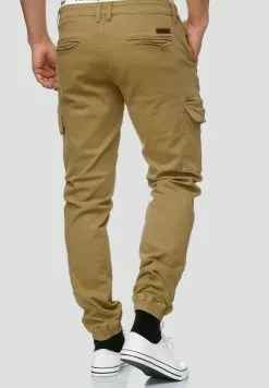 INDICODE JEANS AUGUST - Pantalon Cargo - Camel -INDICODE JEANS Boutique b6af734755a04c569bfdaa7ae0319b8c