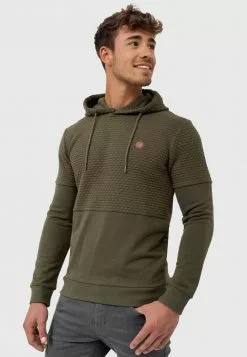INDICODE JEANS Sweat à Capuche - Army -INDICODE JEANS Boutique b6dbda42e0bc47e7ac0957a725f4d748