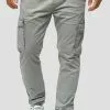 INDICODE JEANS BROADWICK - Pantalon Cargo - Gray