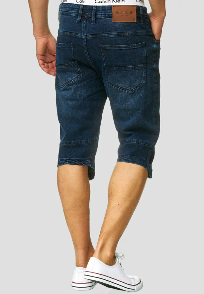 INDICODE JEANS Short En Jean - Blue Denim 3 INDICODE JEANS Short En Jean - Blue Denim – Image 3