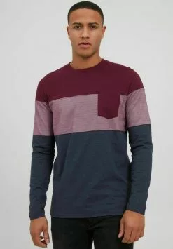 INDICODE JEANS IDAMADEO - T-shirt à Manches Longues - Zinfandel