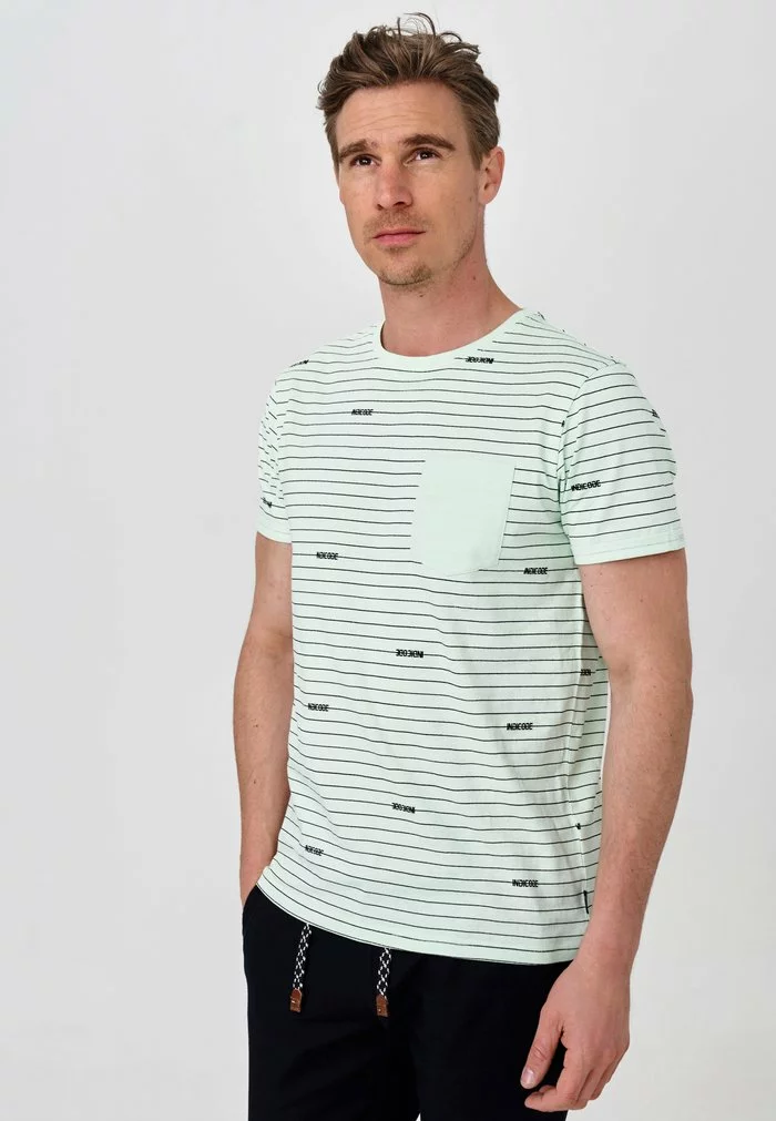 INDICODE JEANS ECKLEY - T-shirt Imprimé - Pastel Green 4 INDICODE JEANS ECKLEY - T-shirt Imprimé - Pastel Green – Image 4
