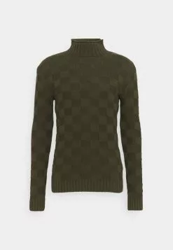 INDICODE JEANS CURTIS - Pullover - Army -INDICODE JEANS Boutique b925fe8b36f244079355ab36ef5a6779