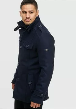 INDICODE JEANS BRANDAN - Manteau Court - Dark Blue -INDICODE JEANS Boutique b93f021519b8439e8e91804ecab24fa4