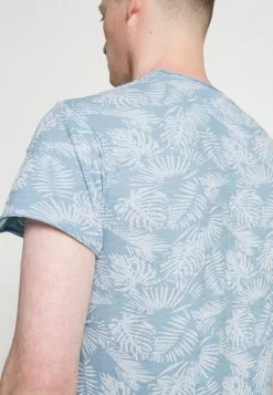 INDICODE JEANS KEEN - T-shirt Imprimé - Blue Wave -INDICODE JEANS Boutique b9bd91e1bc3845d0a1cb293a75f04fc8