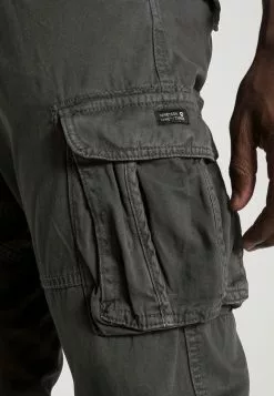 INDICODE JEANS WILLIAM - Pantalon Cargo - Raven -INDICODE JEANS Boutique b9c31febcae54eeb9c170c58807988cc