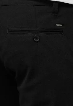 INDICODE JEANS SUPER STRETCH ECKHART - Pantalon Cargo - Black -INDICODE JEANS Boutique ba233bc578ad404c8749e00bd18c3d76