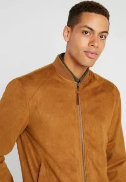 INDICODE JEANS FORT WAYNE - Veste En Similicuir - Camel -INDICODE JEANS Boutique bad2663dee474e368652b0e3093363ad