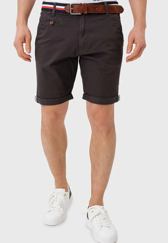 INDICODE JEANS Short - Anthracite 1 INDICODE JEANS Short - Anthracite