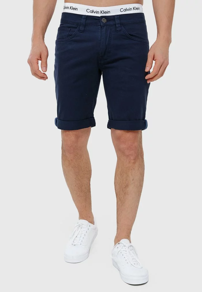 INDICODE JEANS VILLEURBANNE - Short En Jean - Navy 1 INDICODE JEANS VILLEURBANNE - Short En Jean - Navy