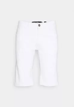 INDICODE JEANS KADEN HOLES - Short En Jean - Offwhite -INDICODE JEANS Boutique bbbbd1e8767a486daef11b125783ba4f