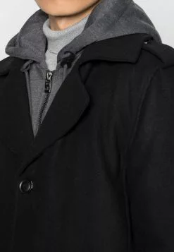 INDICODE JEANS ADAIR - Manteau Court - Black -INDICODE JEANS Boutique bc93047418f2498092e56a8cd95793a9