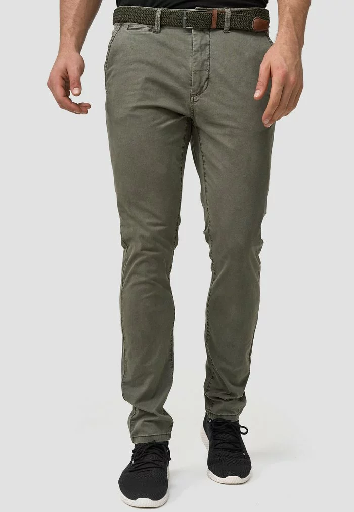 INDICODE JEANS WALLER - Chino - Dark Green 3 INDICODE JEANS WALLER - Chino - Dark Green – Image 3