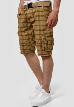 INDICODE JEANS MONROE - Short - Amber Check