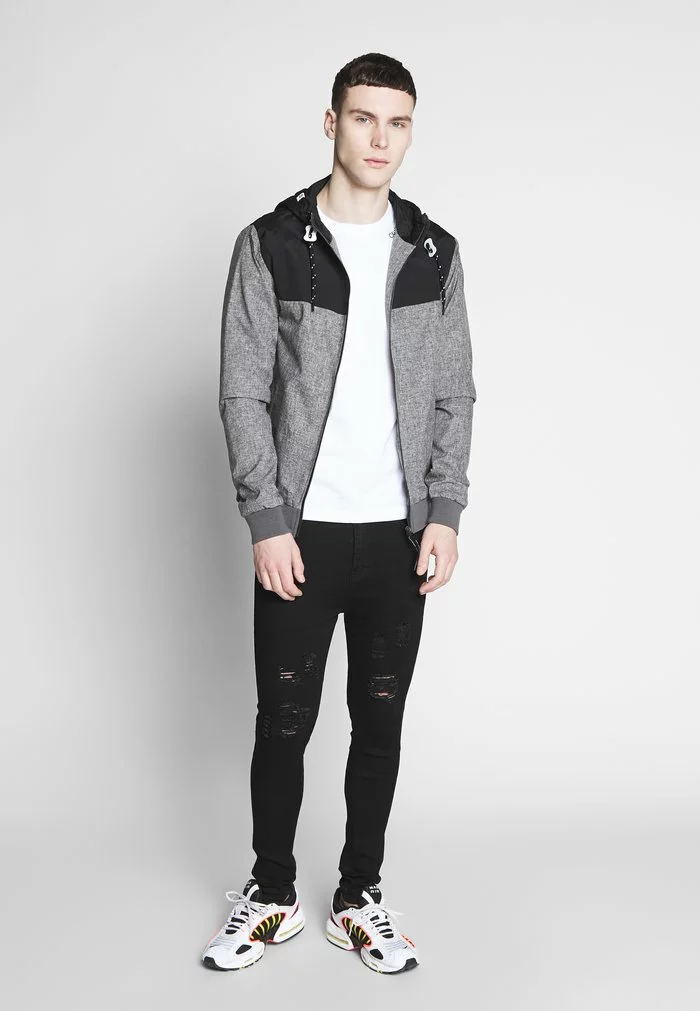 INDICODE JEANS BRUSHWOOD - Veste Légère - Black 2 INDICODE JEANS BRUSHWOOD - Veste Légère - Black – Image 2