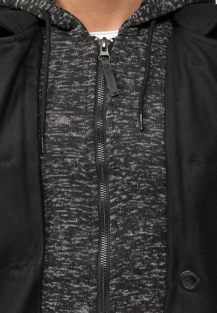 INDICODE JEANS Manteau Court - Black 8 INDICODE JEANS Manteau Court - Black – Image 8